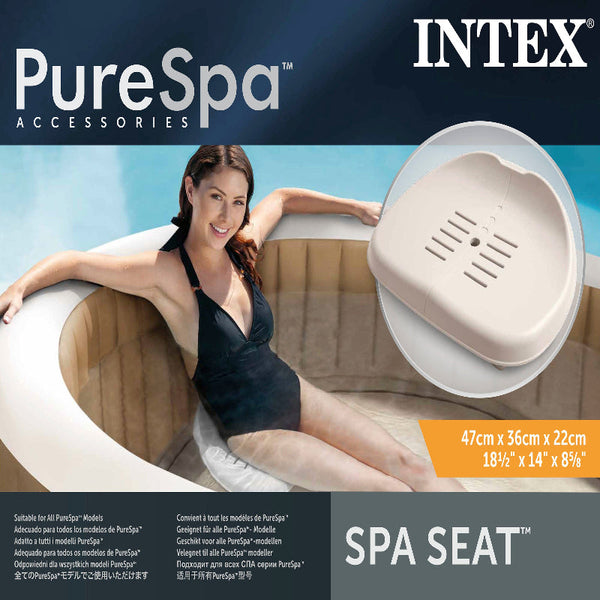 Intex Pure Spa Slip Resistant Removable Seat 28502 Hot Tubs