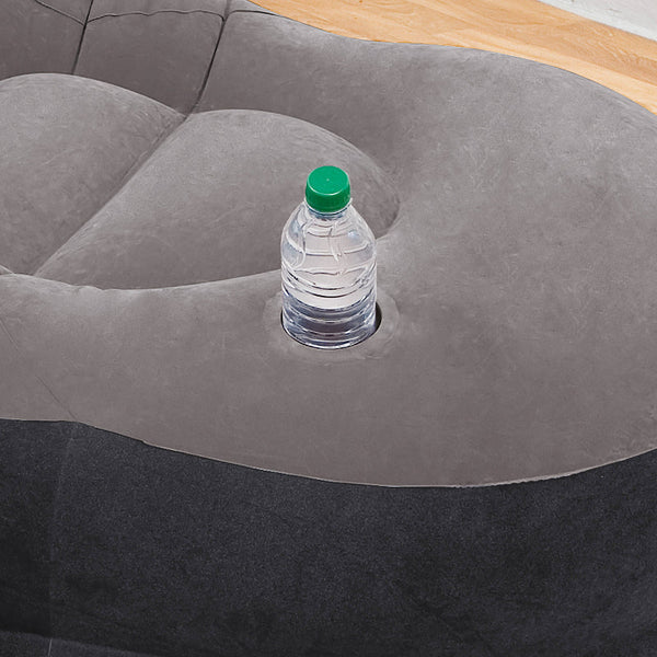 Intex Ultra Lounge Inflatable Chair And Ottoman 68564 Inflatable Mattresses & Airbeds