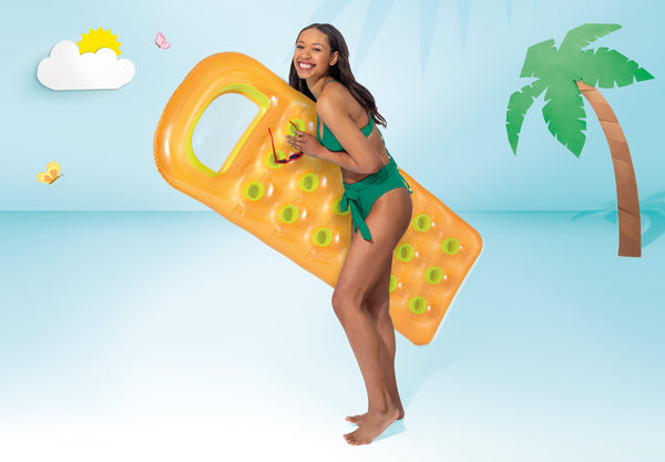Intex 18 Pocket Orangewindow Mat 59895 Inflatable & Kid Pools