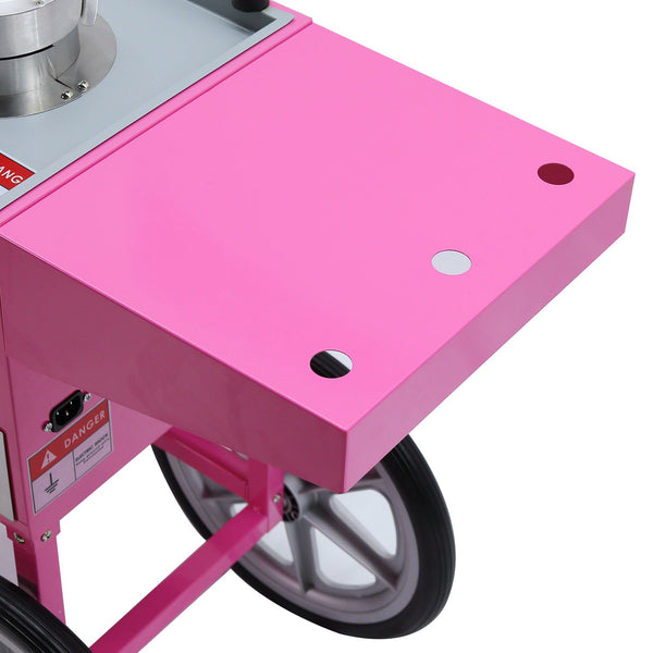 Samland Commercial Fairy Floss Machine With Wheeled Cart Fairy Floss Machines