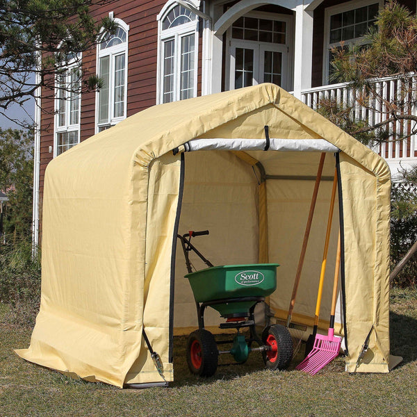 Samland Outdoor Storage Garage Shelter Size 6X6ft Sheds Summerhouses Carports