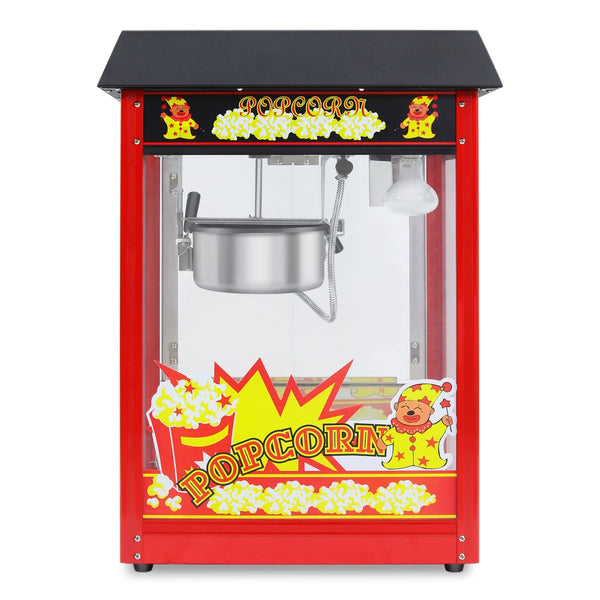 8Oz Popcorn Machine Maker With Warmer Deck 1350W Popcorn Makers