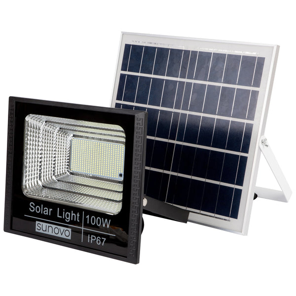 Abs Solar Flood Light 100 Watt Cold White Outdoor Security Floodlight Security & Floodlights