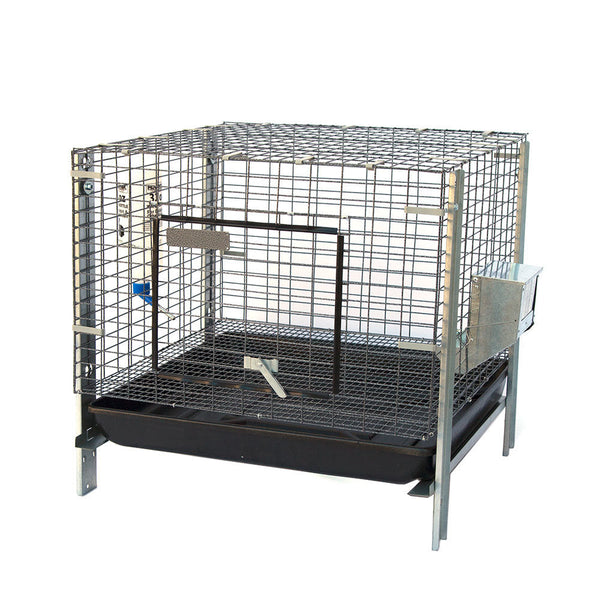 Galvanised Steel Stackable Rabbit Cage With Feeder And Water Bottle For Small Pets Small Animal Cages & Hutches