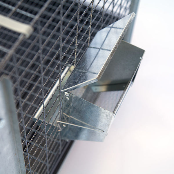 Galvanised Steel Stackable Rabbit Cage With Feeder And Water Bottle For Small Pets Small Animal Cages & Hutches