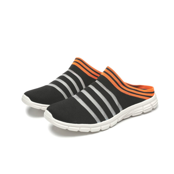 Men's Bird's Nest Half Sandals 4555 Orange / Aus Ladies14/Men12/Eu46/29.5Cm Slippers