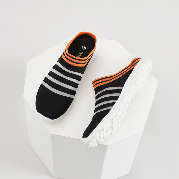 Men's Bird's Nest Half Sandals 4555 Orange / Aus Ladies14/Men12/Eu46/29.5Cm Slippers