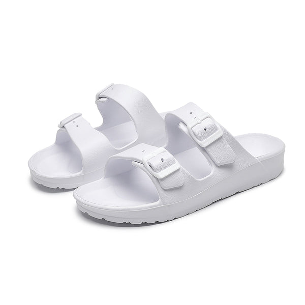Unisex Beach Slides 0099 Men White / Aus Ladies 11 Eu 43 26.5Cm Slippers
