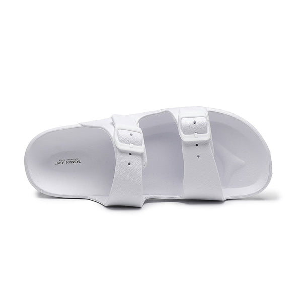Unisex Beach Slides 0099 Men White / Aus Ladies 11 Eu 43 26.5Cm Slippers