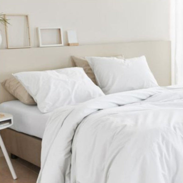 Quilt Covers Bedding House Organic Cotton Basic White Quilt Cover Sets By Queen