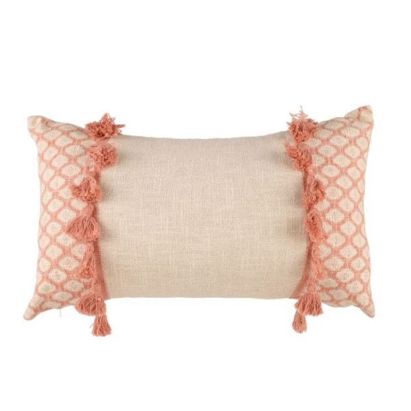 Eleni Pink Filled Cushion By Accessorize Cushions & Decorative Pillows
