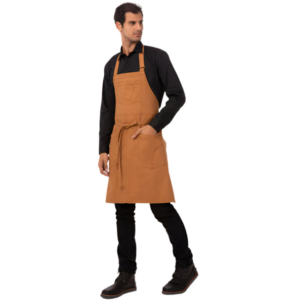 Rockford Nutmeg Bib Apron By Chef Works Restaurant Aprons