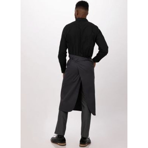 Chef Works Brio Charcoal Bib Apron By Restaurant Aprons