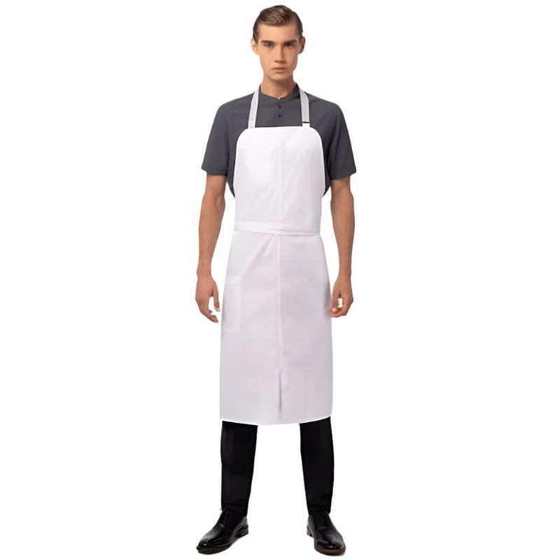 Chef Works Brio White Bib Apron By Restaurant Aprons