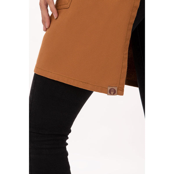 Rockford Nutmeg Half Bistro Apron By Chef Works Restaurant Aprons
