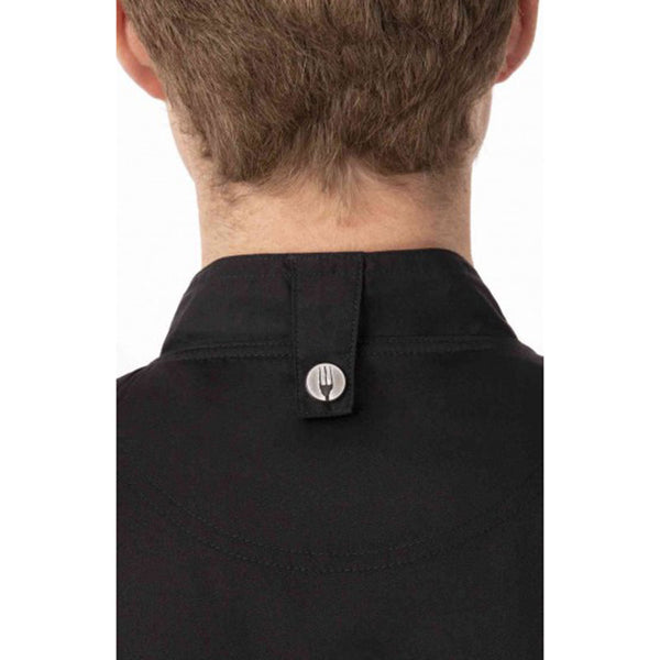 Chef Works Hartford Men's Black Zipper Jacket By Chef Coats & Jackets