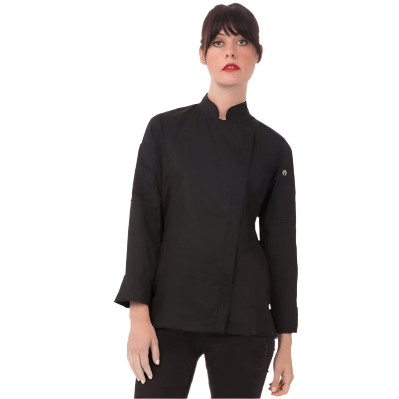Chef Coats & Jackets Chef Works Hartford Women's Black Zipper Jacket By