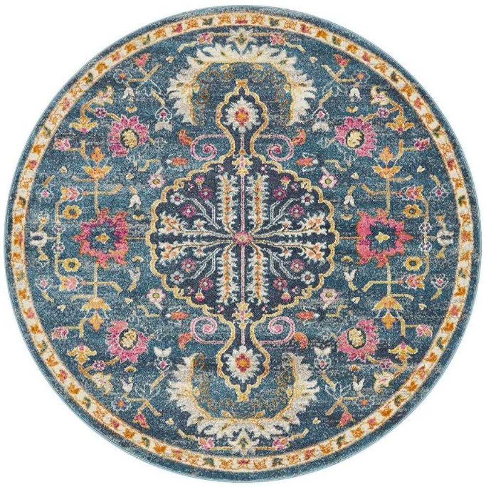 Rug Culture Babylon 209 Navy Round By Rugs