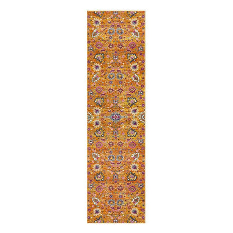 Babylon 210 Rust Runner By Rug Culture 500X80cm Rugs