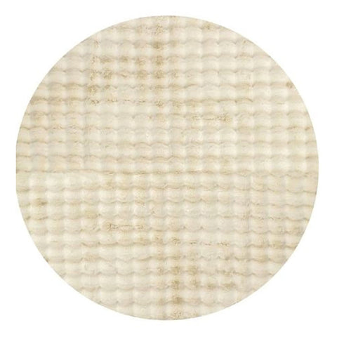 Rug Culture Bubble Natural Round Washable By Rugs