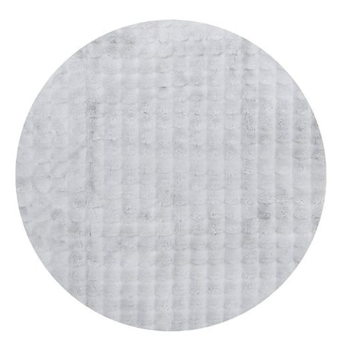 Rug Culture Bubble Silver Round Washable By Rugs