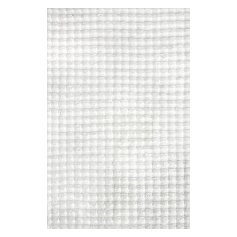 Rug Culture Bubble White Washable By Rectangle Rugs