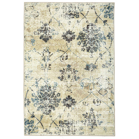 Rug Culture Calypso 6107 Bone By 230X160cm Rectangle Rugs