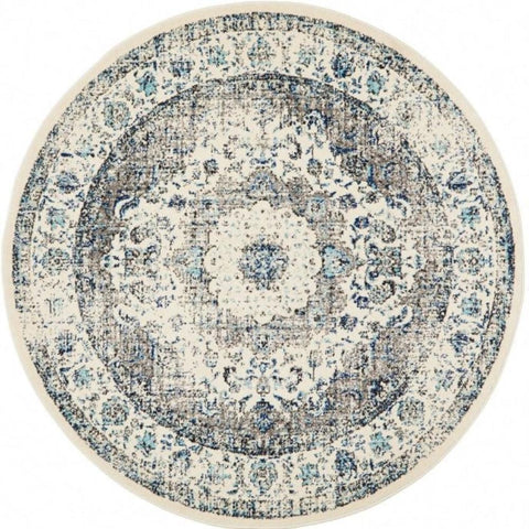 Rug Culture Evoke 251 White Round By Rugs