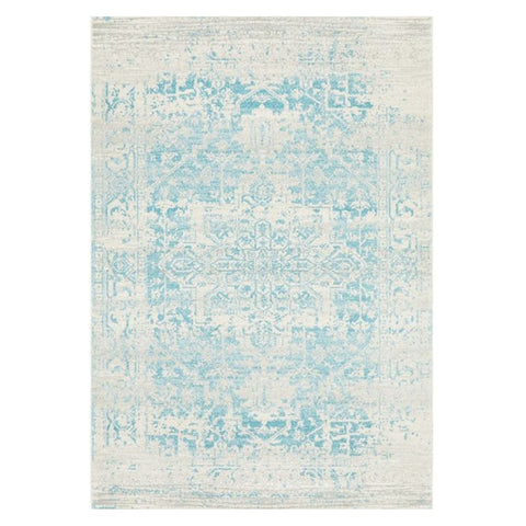 Rug Culture Evoke 253 White Blue By Rectangle Rugs