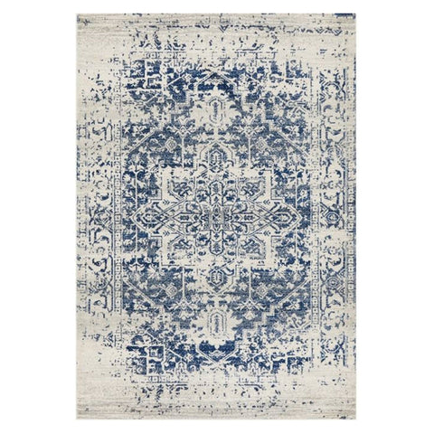 Rug Culture Evoke 253 White Navy By 290X200cm Rectangle Rugs