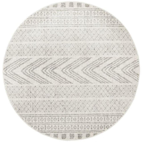 Rug Culture Mirage 359 Grey Round By 200X200cm Rugs