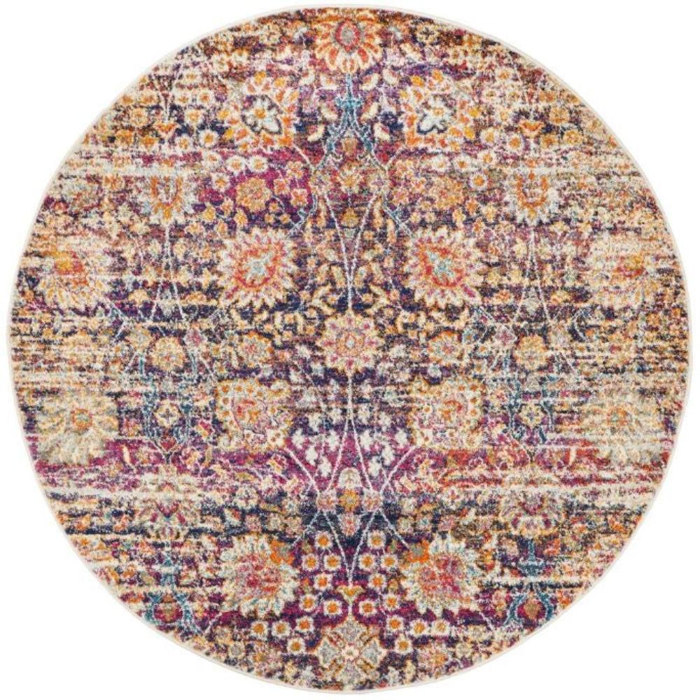 Rug Culture Mirage 360 Multi Round By 200X200cm Rugs