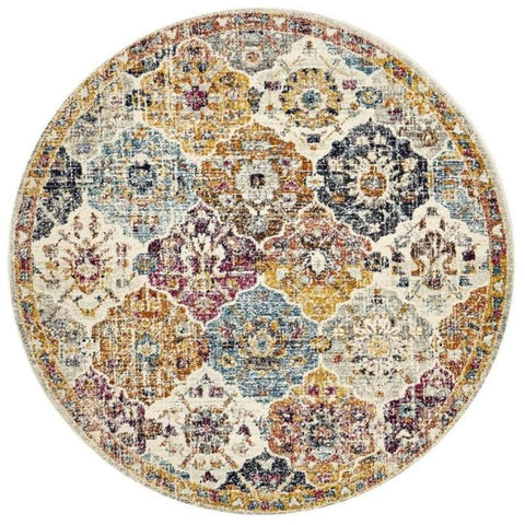 Rug Culture Museum 861 Rust Round By 200X200cm Rugs