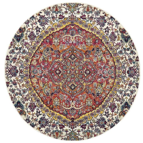 Rug Culture Museum 867 Multi Round By 150X150cm Rugs