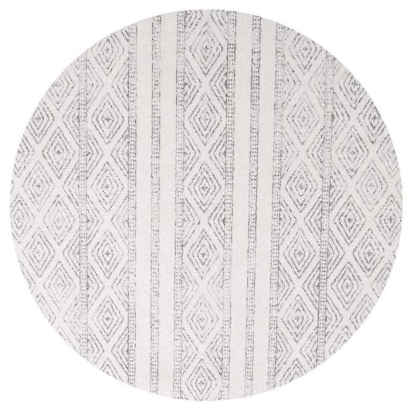Rug Culture Oasis 450 Grey Round By 240X240cm Rugs