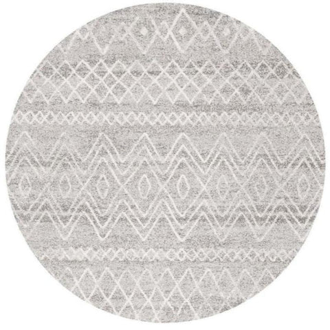 Rug Culture Oasis 453 Grey Round By 150X150cm Rugs