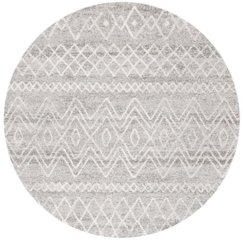 Rug Culture Oasis 453 Grey Round By 200X200cm Rugs