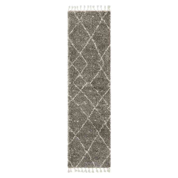 Rug Culture Saffron 44 Grey Or Pink Runner By Rugs