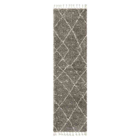 Rug Culture Saffron 44 Grey Or Pink Runner By Rugs