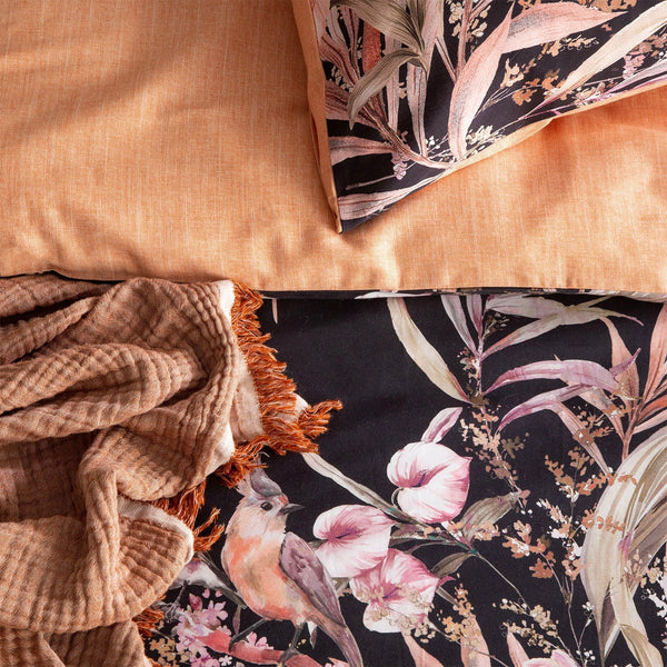 Grevillea Cotton Reversible Quilt Cover Set Queen Home And Garden Queen Doonas