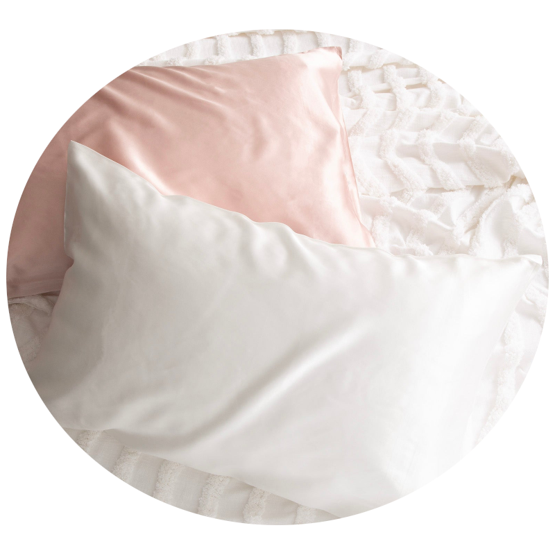 Renee Taylor 100% Mulberry Silk White Pillowcase By Pillow Cases