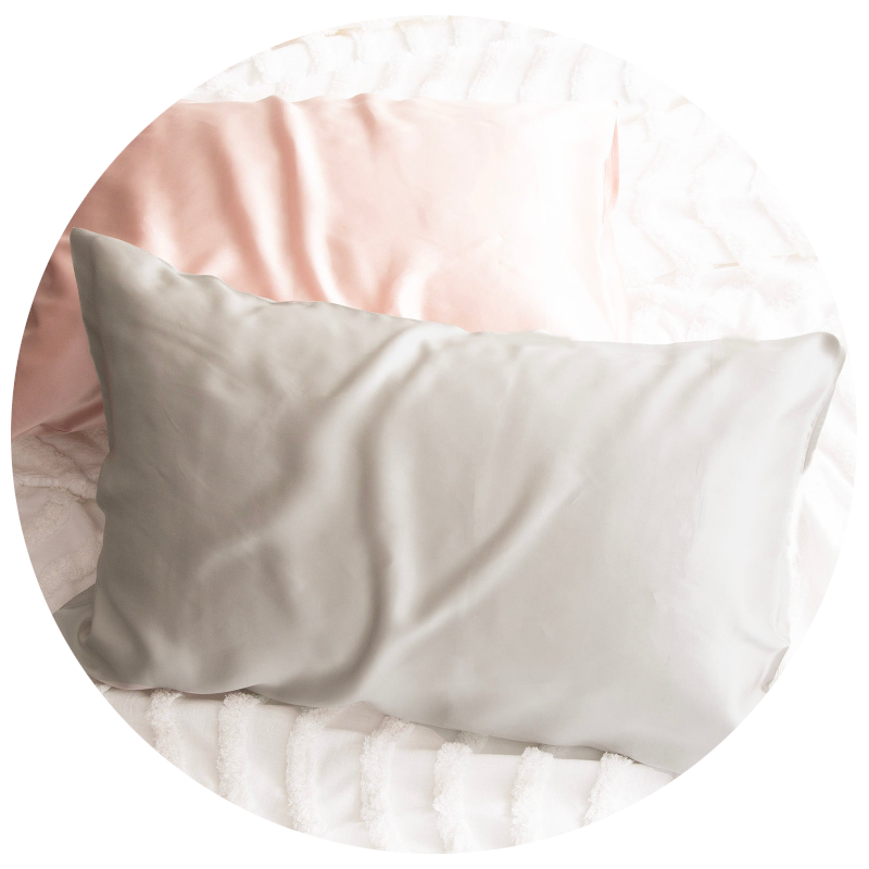 Renee Taylor 100% Mulberry Silk Pillowcase In Silver By For Home & Garden Pillow Cases