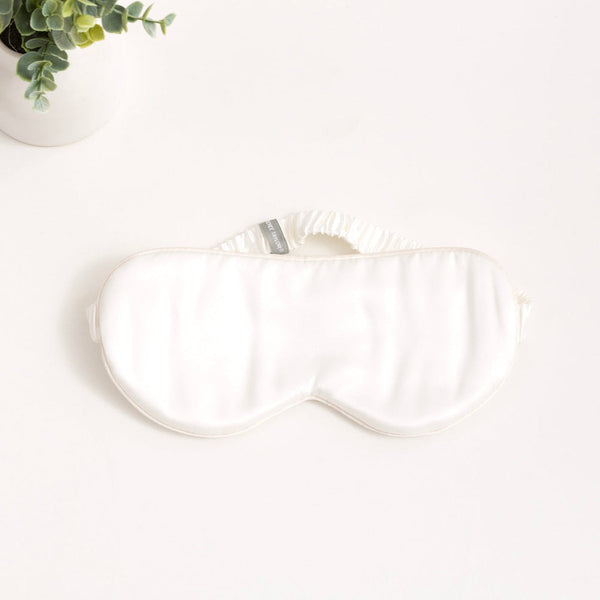Renee Taylor 100% Mulberry Silk White Eye Mask By For Health & Beauty Eye Masks