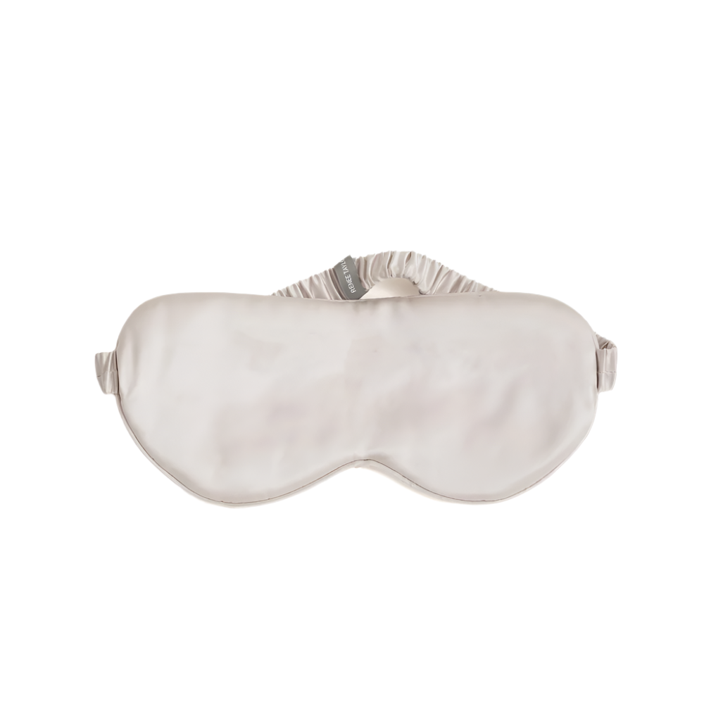 Renee Taylor Mulberry Silk Silver Eye Mask By For Health And Beauty Eye Masks