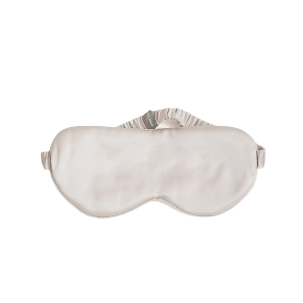 Renee Taylor Mulberry Silk Silver Eye Mask By For Health And Beauty Eye Masks
