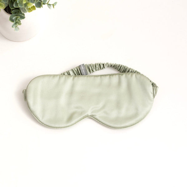 Renee Taylor 100% Mulberry Silk Sage Eye Mask By For Health And Beauty Eye Masks