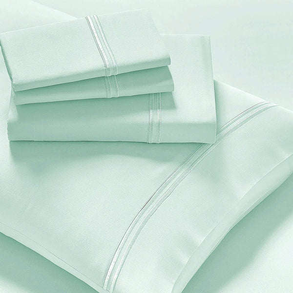 Strada Embroidered 1000 Tc Egyptian Cotton Spa Deep King Sheet Sets By Renee Taylor Sheets