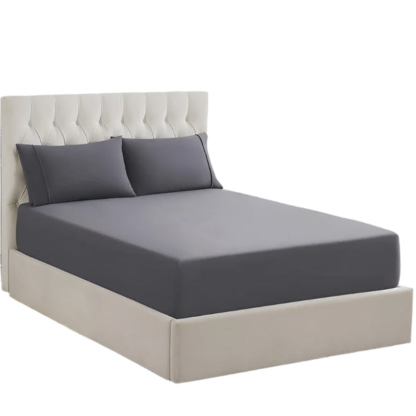 Ddecor Home 1500 Thread Count Premium Cotton Blend Granite Queen Combo Set By Sheets