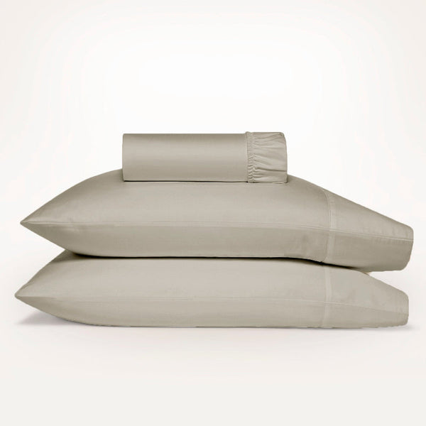 Ddecor Home 1500 Thread Count Premium Cotton Blend Sand Queen Combo Set By Sheets