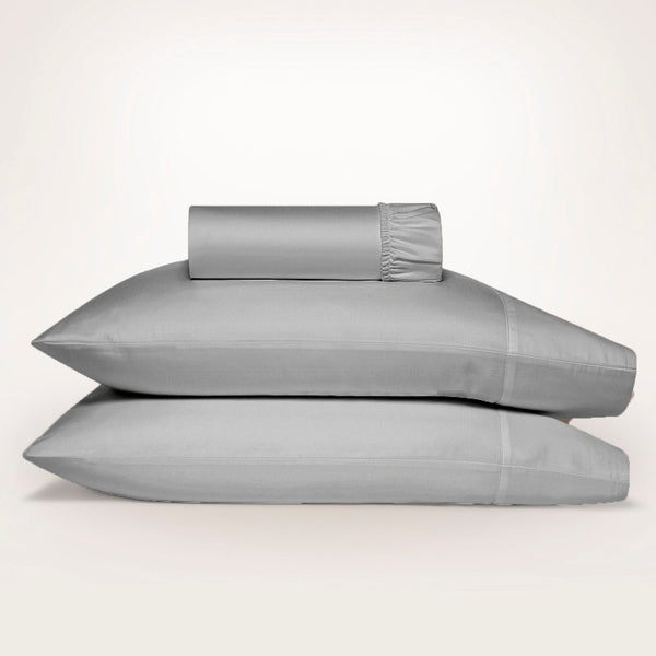 Ddecor Home 1500 Thread Count Premium Cotton Blend Silver Queen Combo Set By Sheets